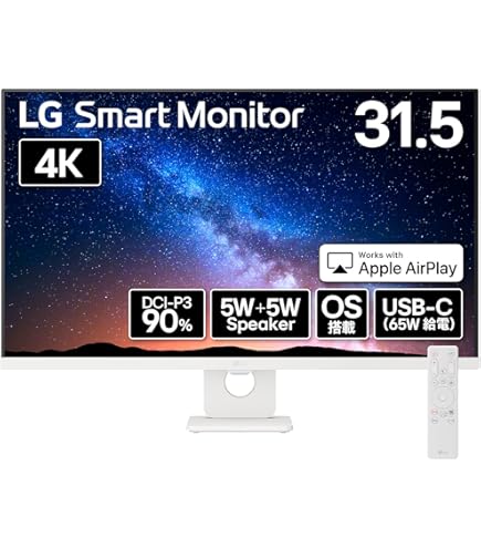 Amazon.co.jp: 32SQ780S-W/LG Smart Monitor / SMART Monitor